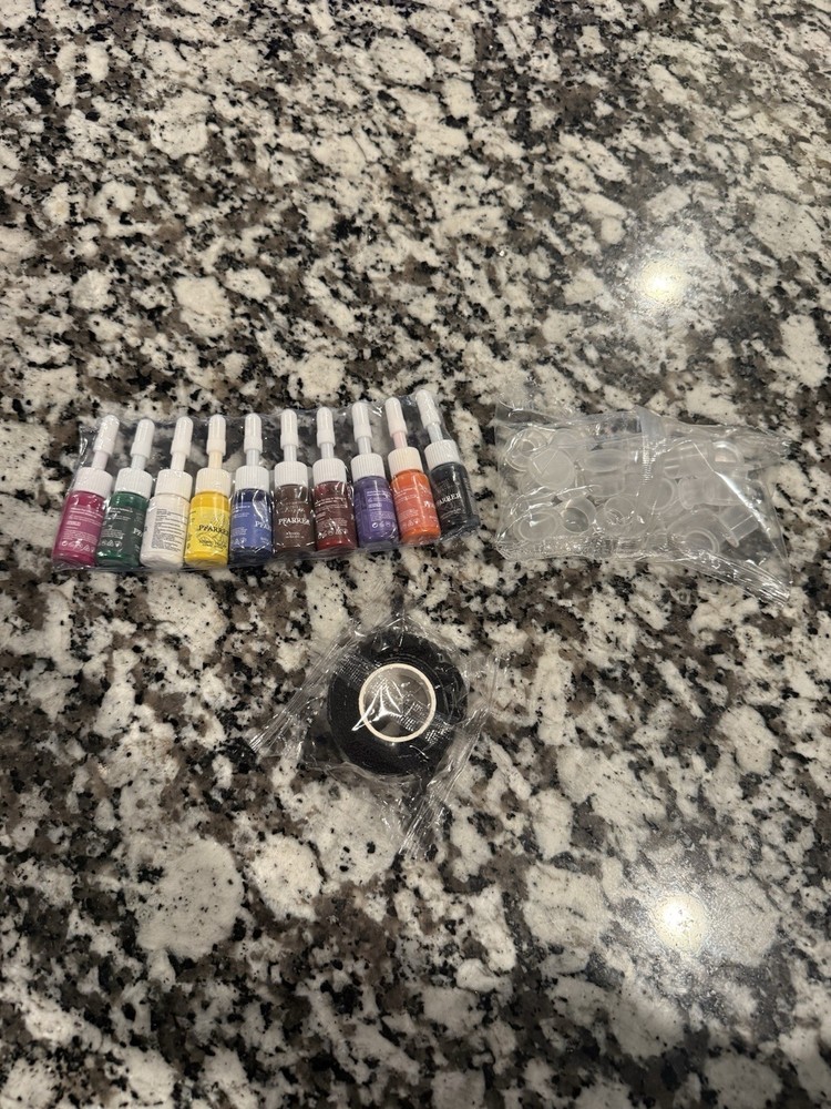 PFARRER Wireless Tattoo Kit Complete Rotary Machine Set with 2 Batteries & Ink