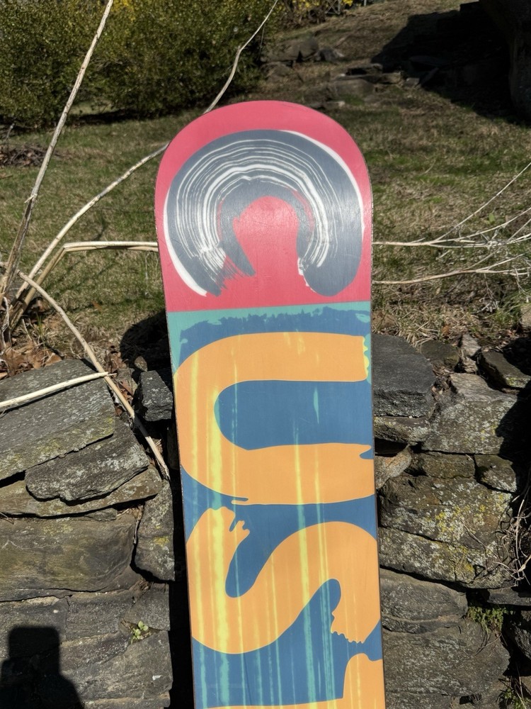 Burton Custom 152cm Snowboard K2 Bag Combo Coyote