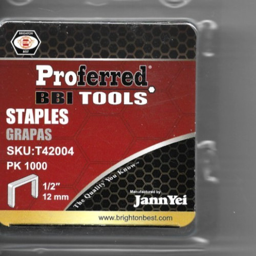 Proferred Tools T42004 1000 staples 3 Packages New