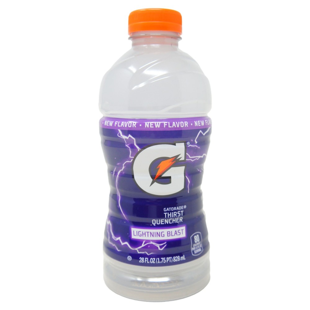Gatorade Thirst Quencher Lightning Blast Flavor - 28 FL OZ (6 Pack)