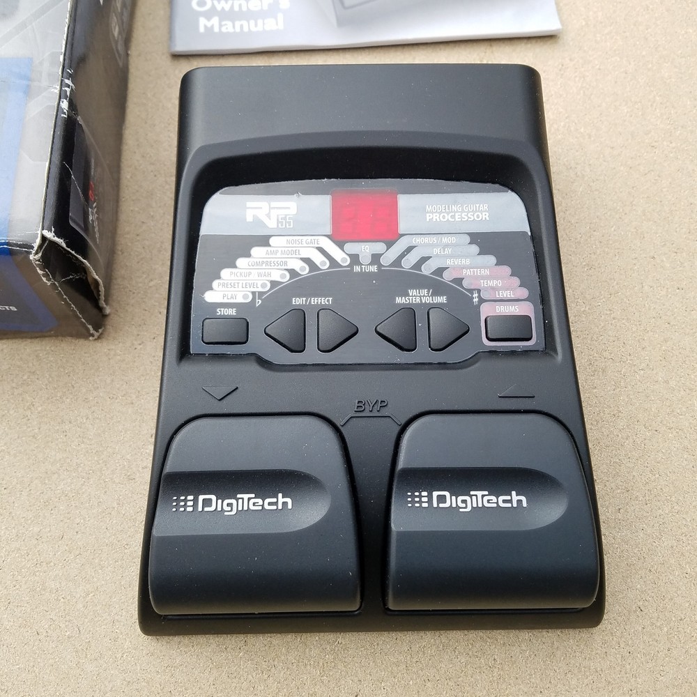 DigiTech RP55 Multi-Effects Guitar Processor with BOX