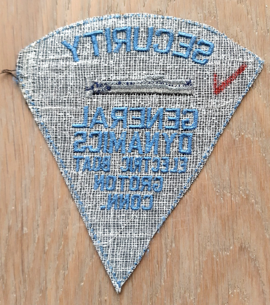 🔥Groton CT GENERAL DYNAMICS ELECTRIC BOAT SECURITY Patch ~ US Navy Submarines