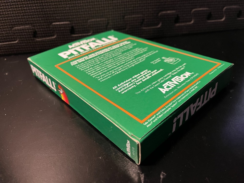 1982 Activision Pitfall - Empty custom design display box