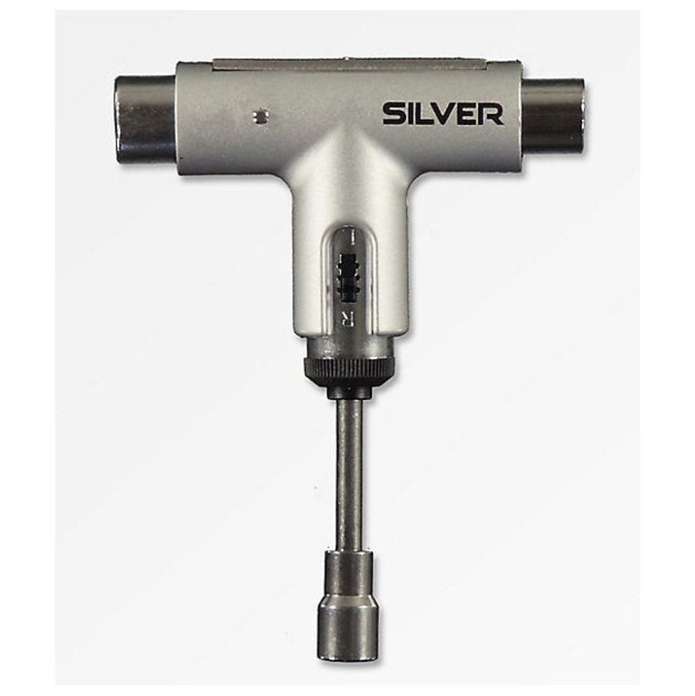 Silver Premium Skateboard Tool Multi-Tool for Skateboards