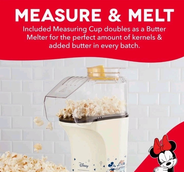 Disney Dash Mickey & Minnie Fresh Pop Popcorn Maker
