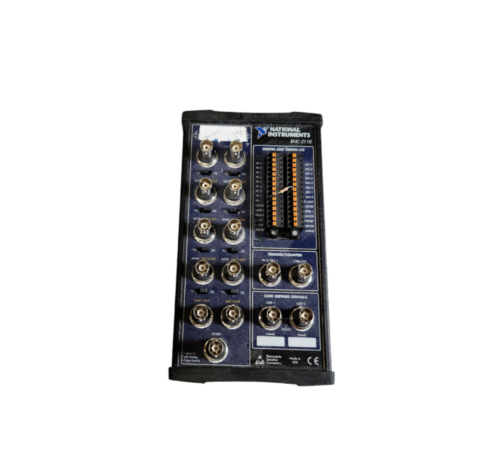 National Instruments BNC-2110 Data Acquisition Breakout Box w/ Cables