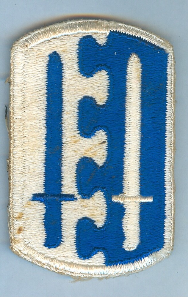 ORIGINAL 2d INFANTRY BRIGADE - OLDER CUT EDGE (NO TAB)