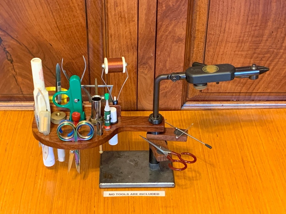 WADE'S FLY-TYING THREAD BOBBIN ORGANIZER TOOL CADDY & QUICK DRAW KIT COMBO