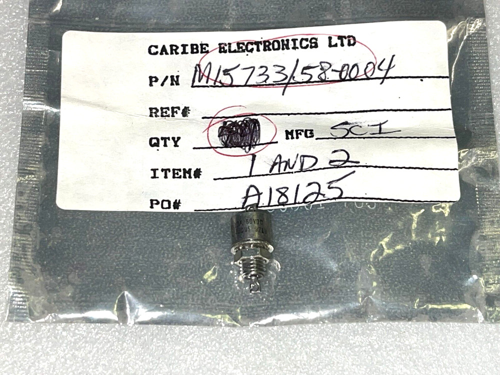 M15733/58-0004, SCI, Data Line Filter, 1 Function(s), 50V, 10A
