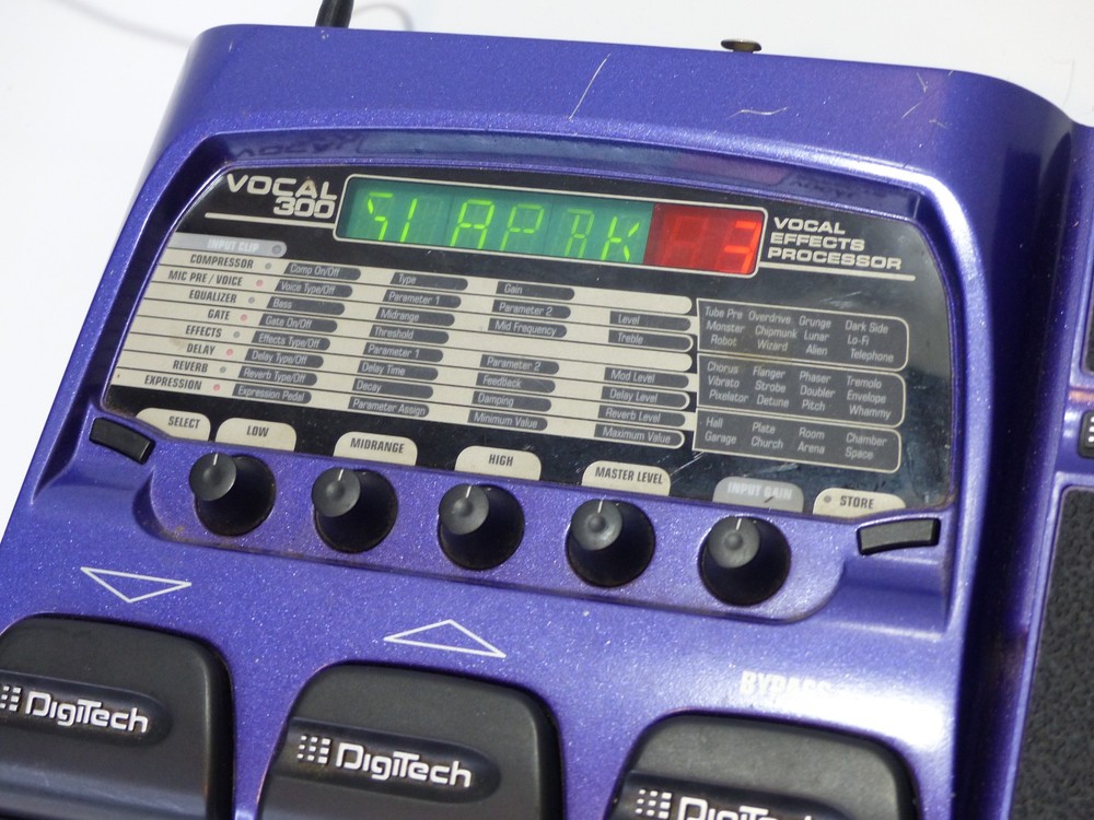 DigiTech Vocal 300 Multi-Effects Processor Voice Changer - Used - Working