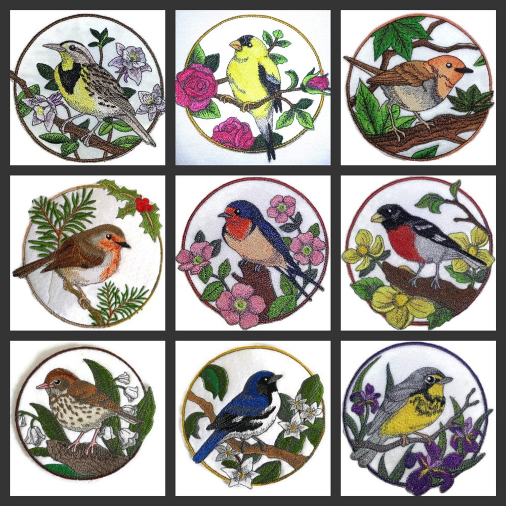 Chickadee Embroidered Patch