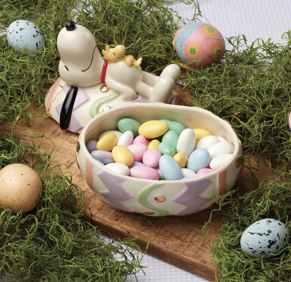 Lennox Snoopy Easter Candy Dish