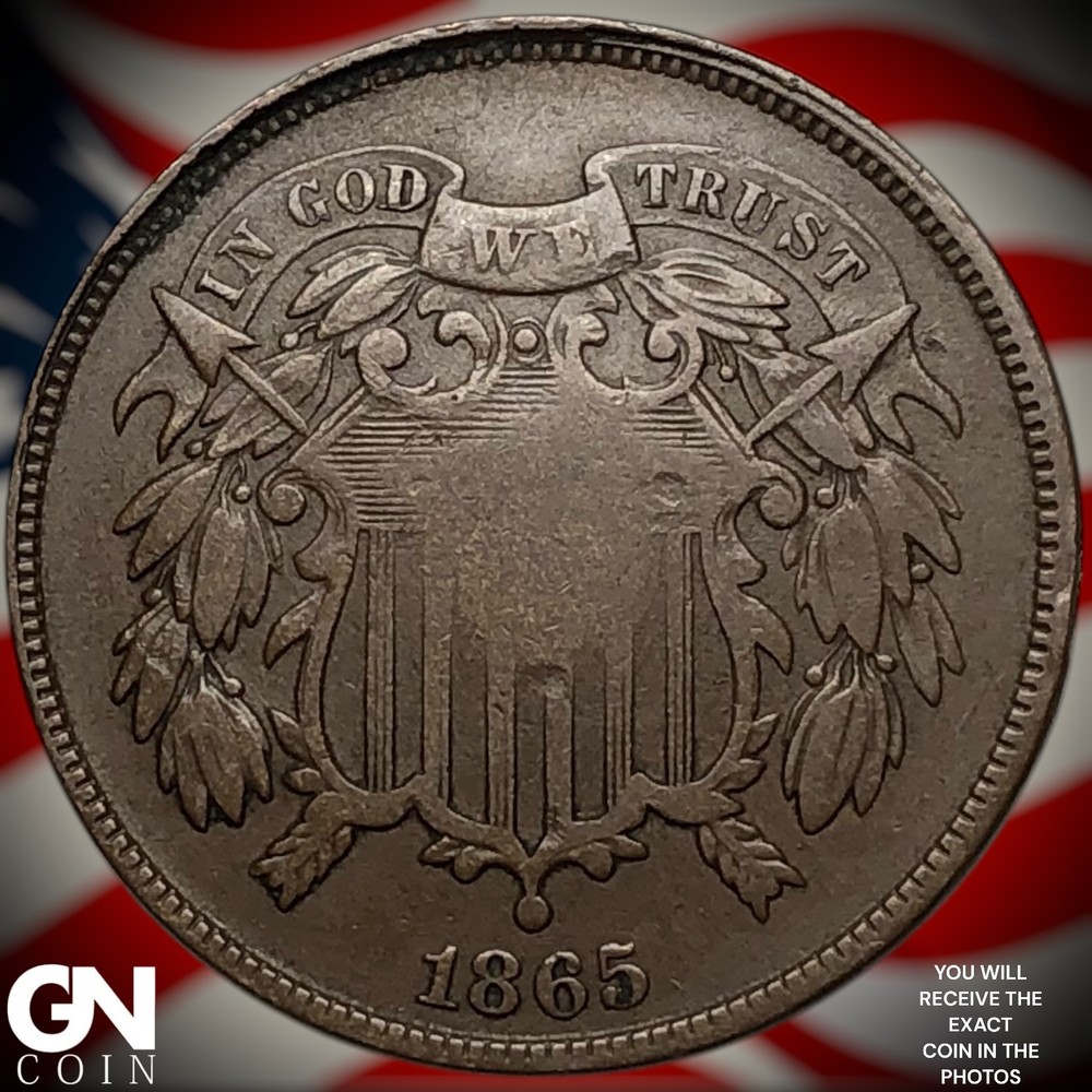 1865 2 Cent Piece Z4650