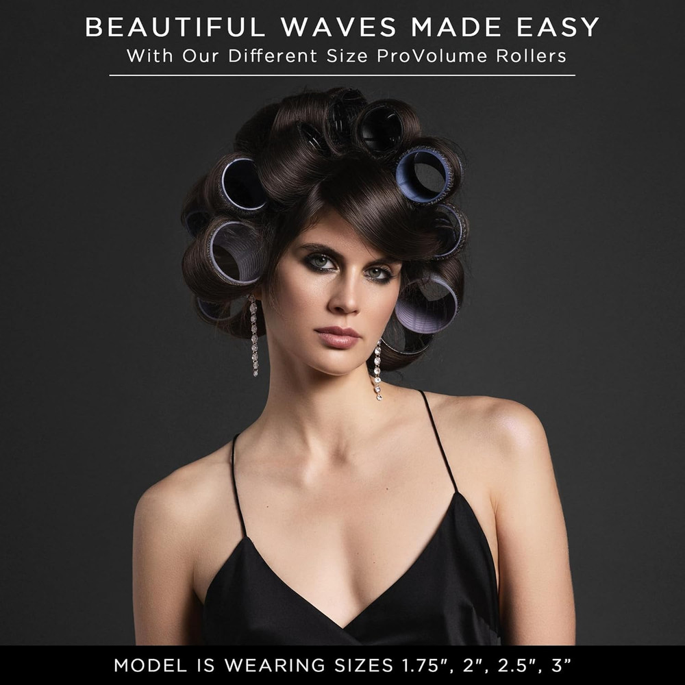 Fromm Provolume 1.75" Self-Grip Ceramic Ionic Thermal Hair Rollers, 3 Count, Lar