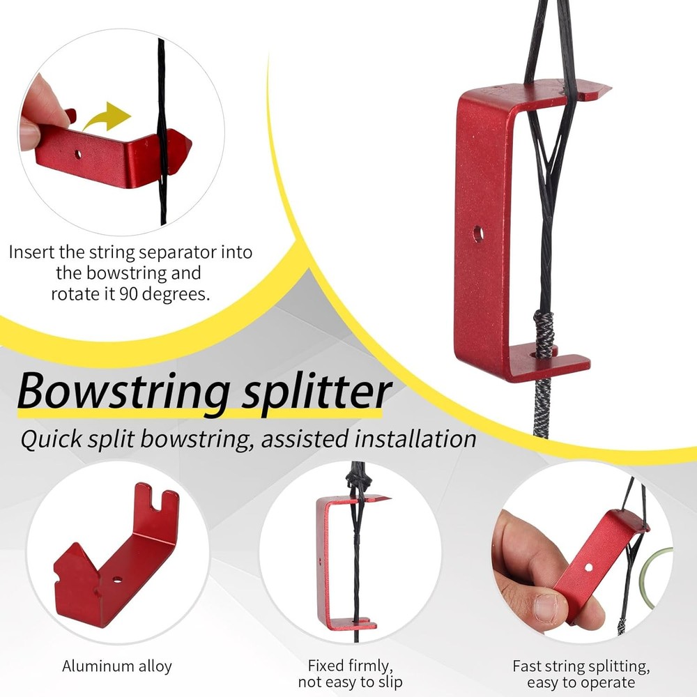 SPG Bow String Silencers for Recurve or Longbow - Set