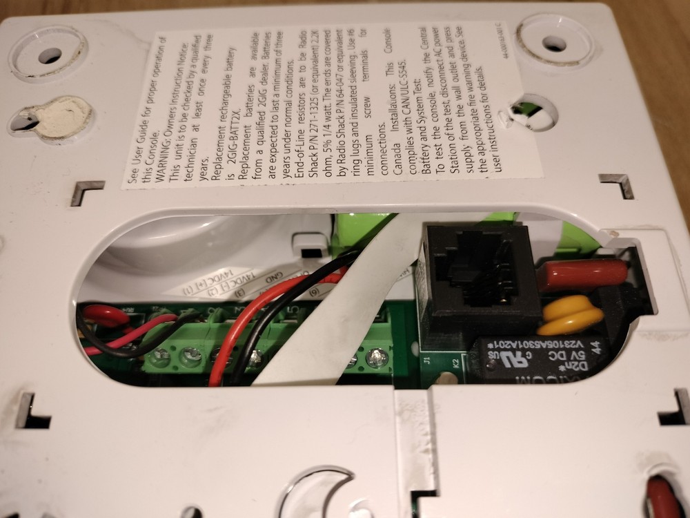 GO! CONTROL PANEL 2GIG-GCX LCD Display, Security System