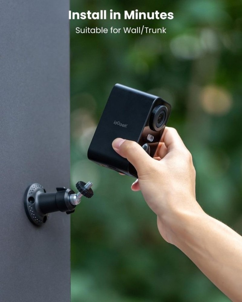 ieGeek Security Camera Wireless Outdoor 2-Pack with AI Detection 2K 5MP Alexa