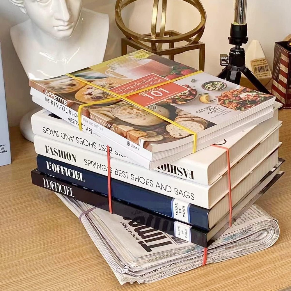 ONE Pound Large Rubber Bands, Assorted Colors, Multi-Purpose Multi-color