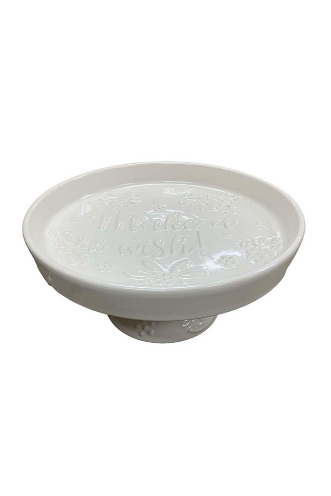 Temp-tations Special Edition Celebration 12" Cake Stand White