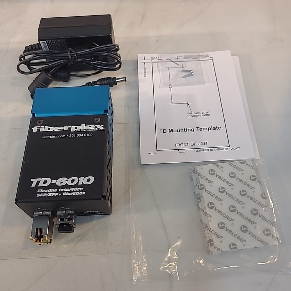 Patton Fiberplex Technigies TD-6010 Flexible Interface Dual SFP/SPF+ Workbox