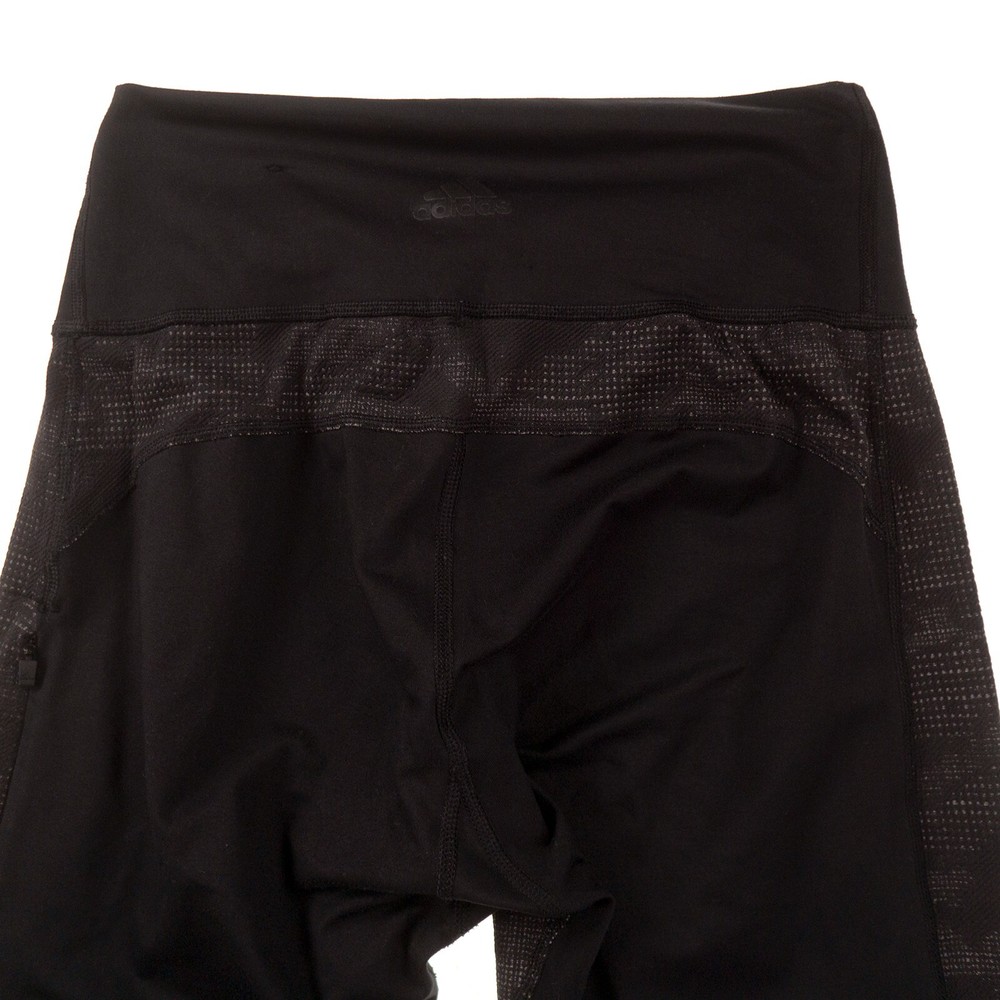 Adidas Black Leggings Womens Small Pull On Digital Camo