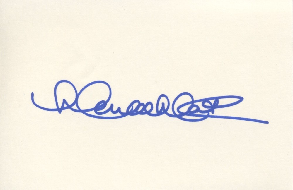 MARLEE MATLIN Autographed Signed CARD Actress Hollywood