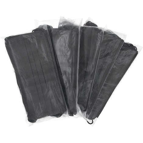 FLTR General Use Face Mask - Black 45 Pack