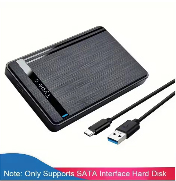 USB 3.0 SATA SSD External Hard Drive Portable Desktop Mobile Hard Disk Case