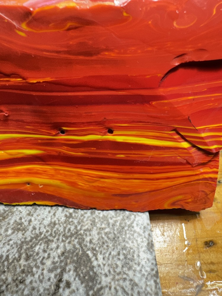 One solid piece rosarita rough super nice color and pattern