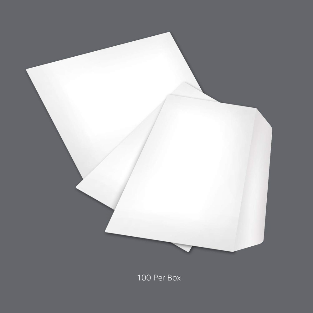 Amazon Basics #6 3/4 Security-Tinted Self-Seal Envelopes for 100-Pack, White