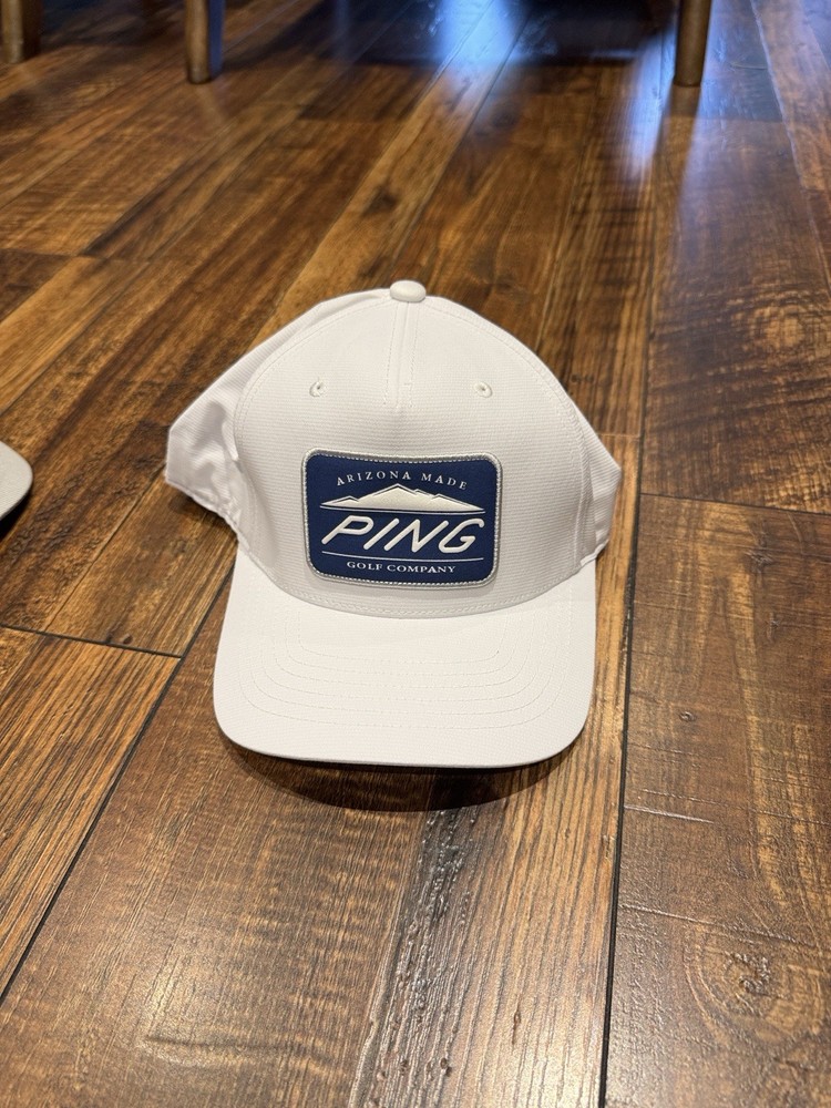 PING Camelback Patch Golf Hat/ white