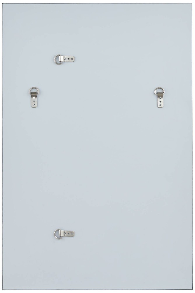 Possini Euro Relevei Silver 26" x 39" Rectangular Wall Mirror