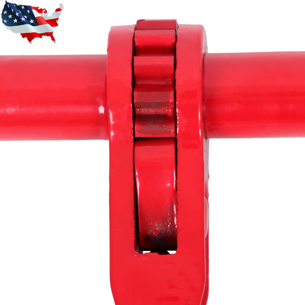 (4) 1/4" - 5/16" Chain Hook Tie Down Rigging Equipment Ratchet Chain Load Binder