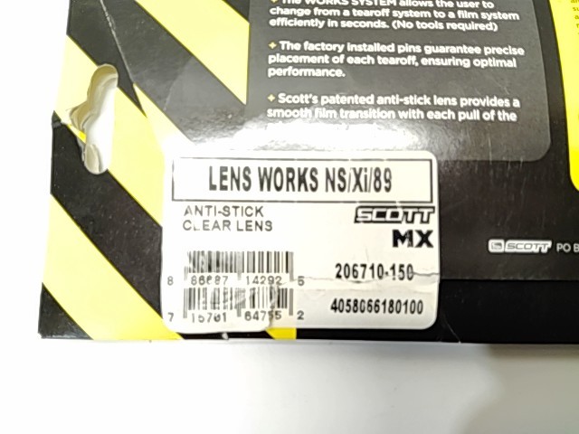 Anti-Stick Clear Lens - 2000 Scott Works NOS