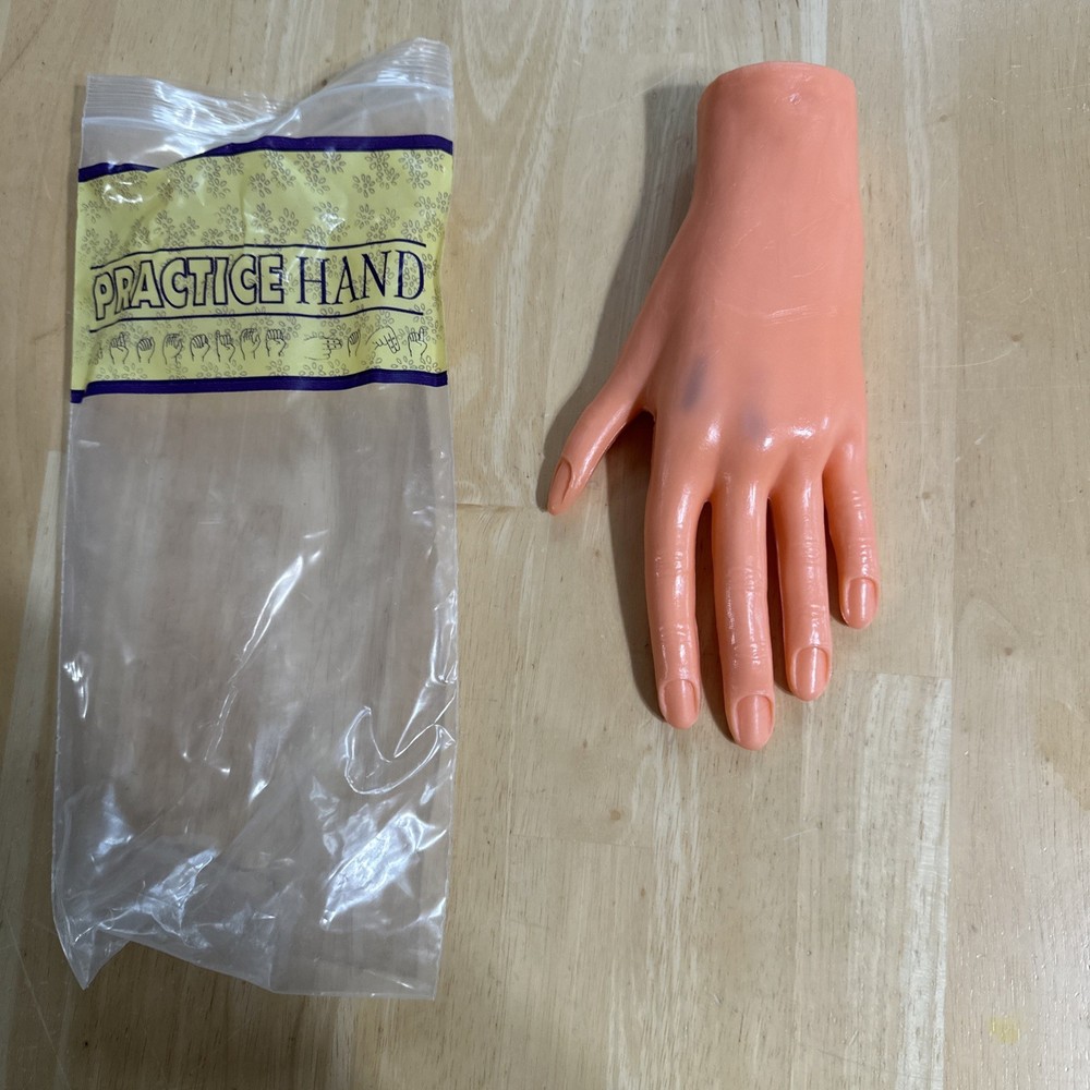 manicure practice hand