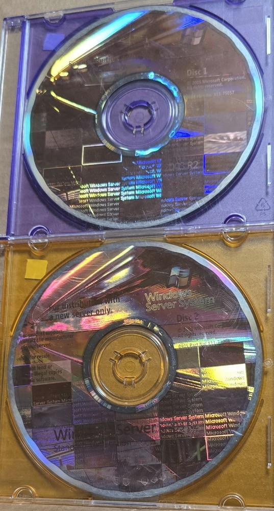 Microsoft Windows Server System XP Pro 0905 Part No X11-73008 Both Discs! (2005)