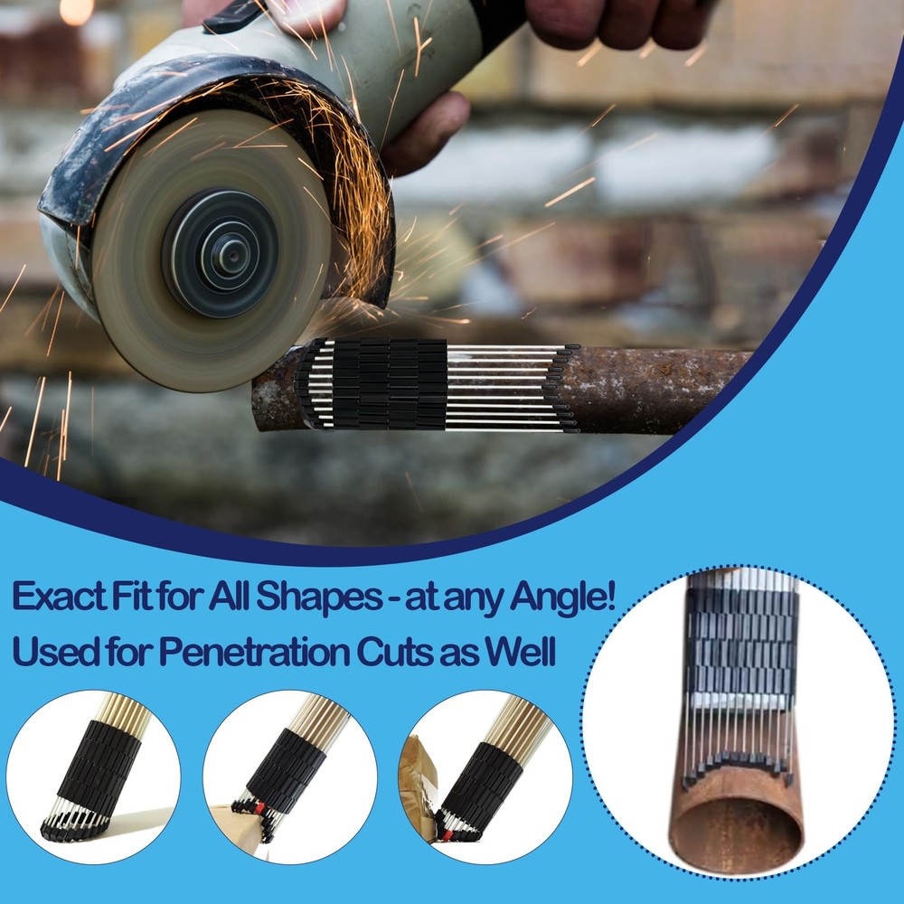 JCTLIYXG Multi Surface Pipe Profiling Tool, Cutting 0-3" Pipes, Black