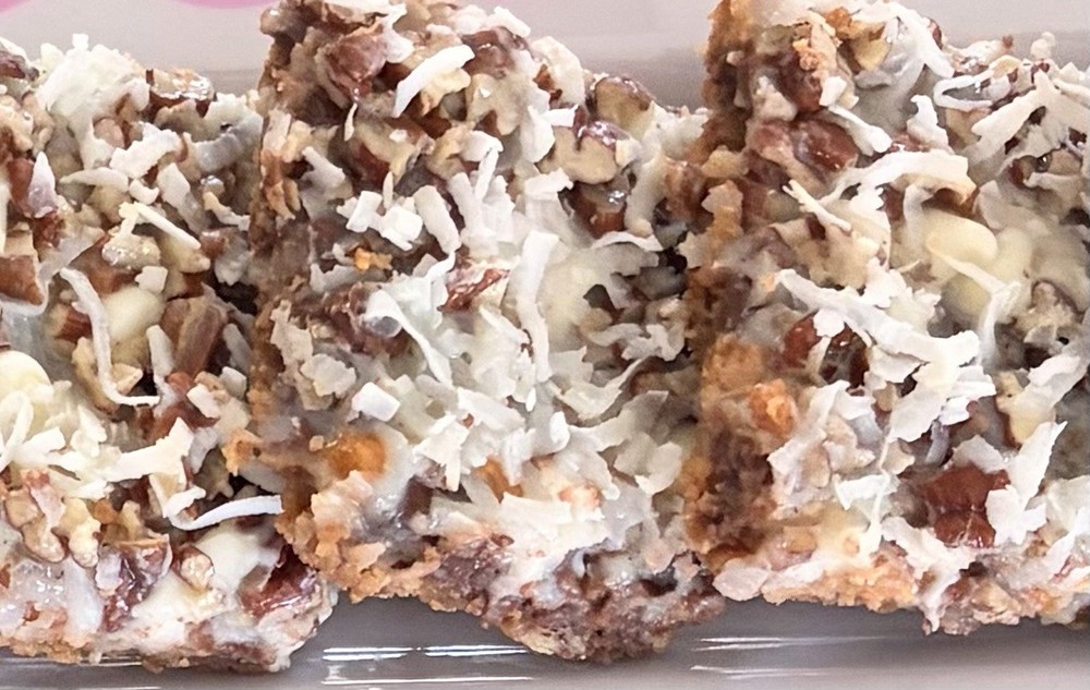 Indulgent Magic 7 Layer Bars Made Fresh -One Dozen