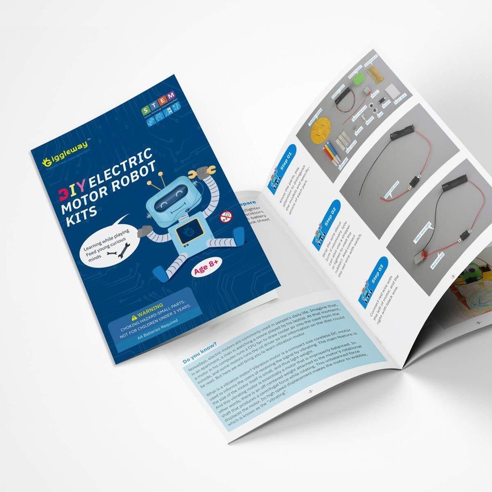 Robotic Science Kits STEM Toys for Kids Includes 3 Building Projects
