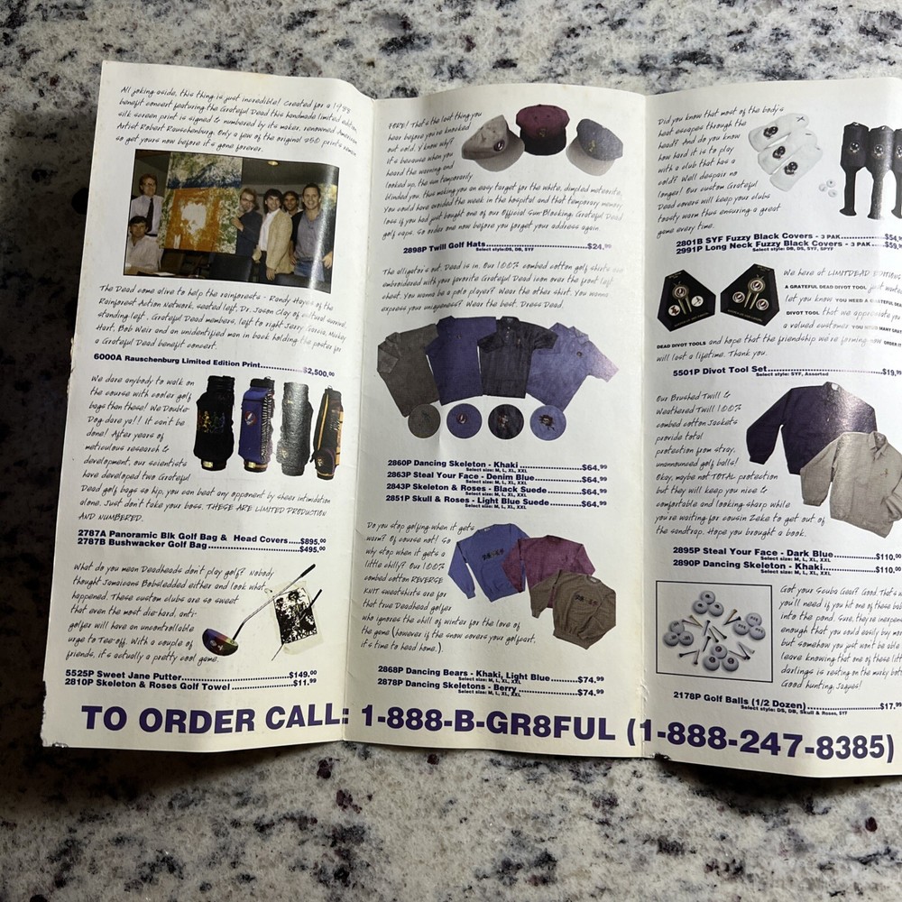 RARE GRATEFUL DEAD CATALOG - Limitdead Editions