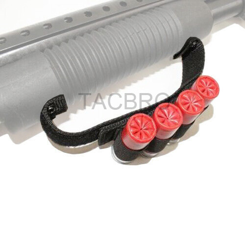 SHELL HOLDER BLACK 4 ROUND HOLDER STRAP KIT 12GA /20GA