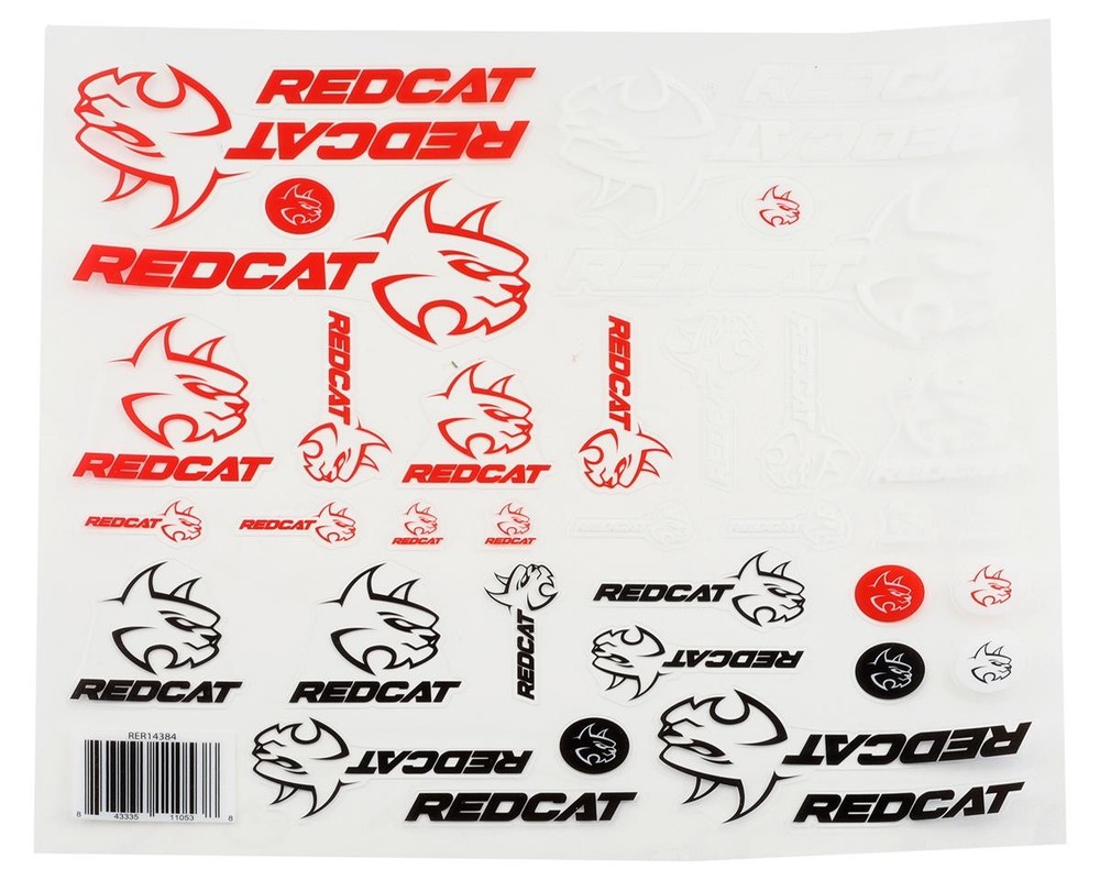 Redcat Sticker Decals [RER14384]