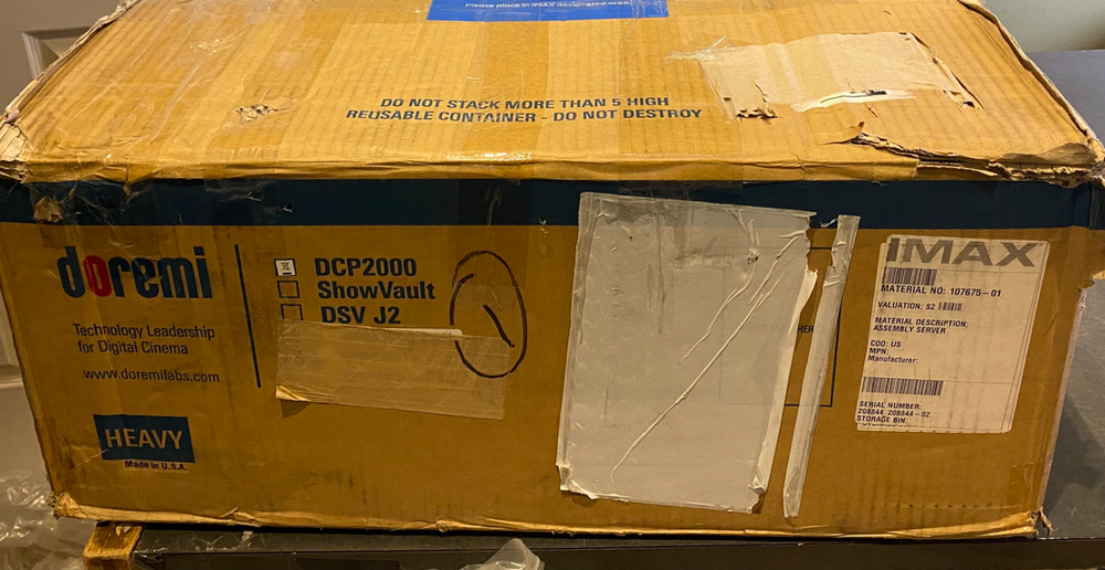 DOREMI DCP2000 IMAX CINEMA SERVER