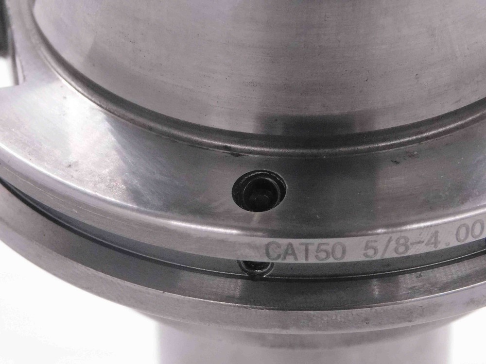 CAT50 GS 5/8 I.D. SOLID END MILL TOOL HOLDER .625 COOLANT THRU 4" PROJECTION