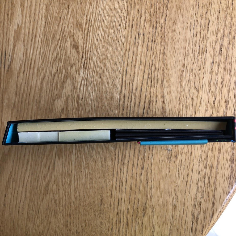 WEEKLY ORGANIZER STATIONERY NOTE PAD BOOK UNDATED STICKY NOTES “S”MONOGRAM