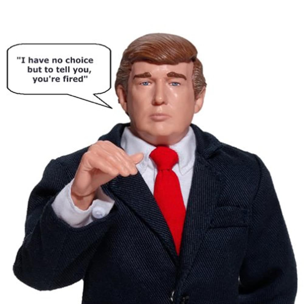 The Apprentice Talking Donald Trump Doll 12 Inch, Blue