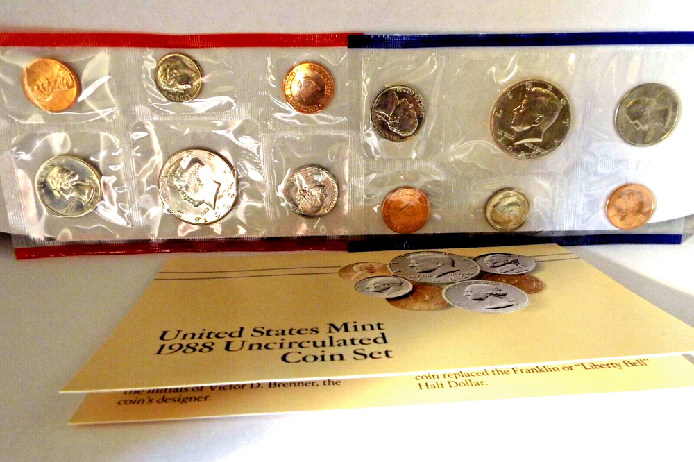 1988 D-P Uncirculated Coin Set