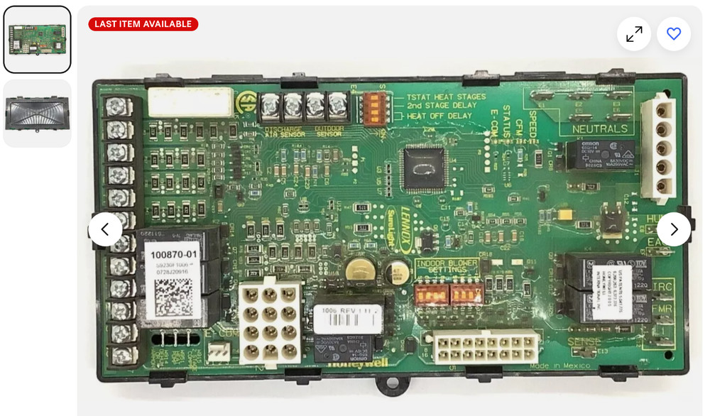 100870-01 GUARANTEED WORKING TESTED GOOD Control Board