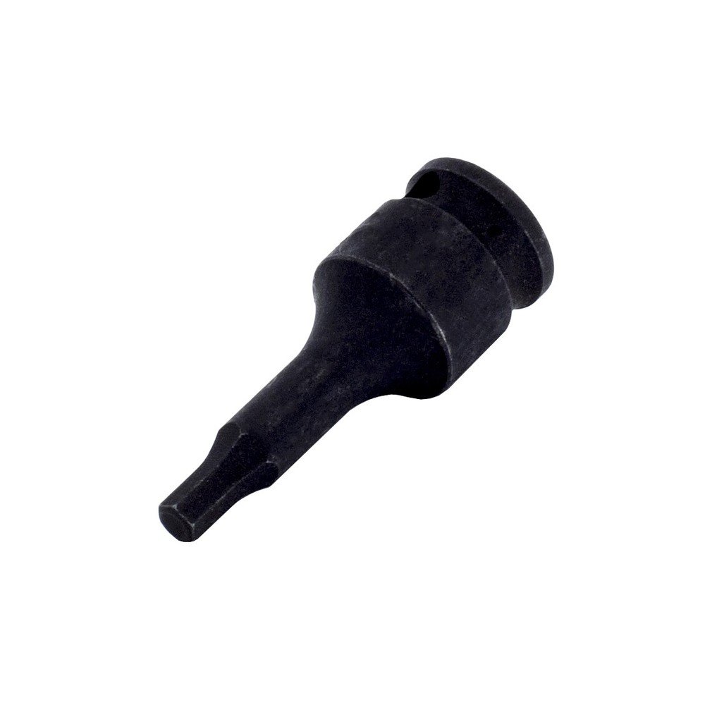 Genius Tools 3/8" Dr. 5/16" Hex Impact Bit Socket, 52mmL (CR-Mo) - 365210