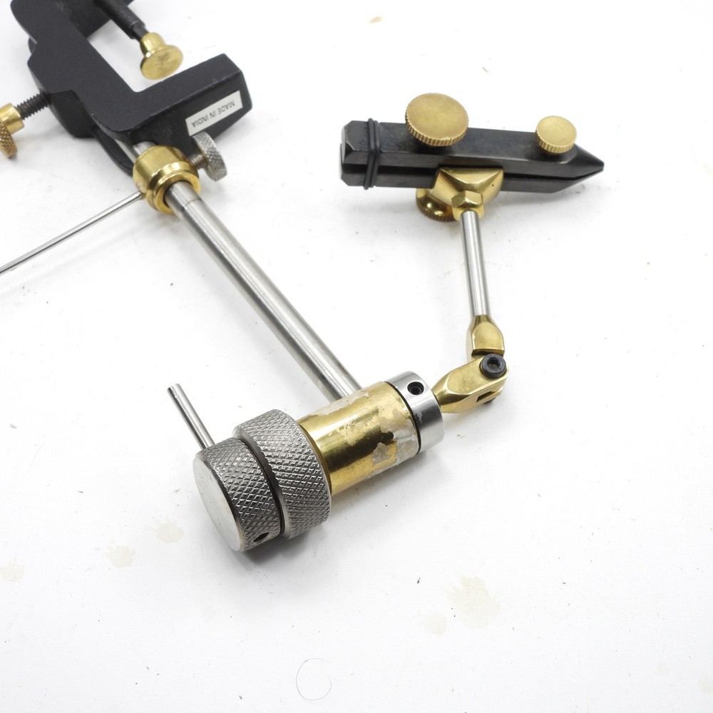 Rotary Fly Tying Vise. Unknown Maker. Made in India.
